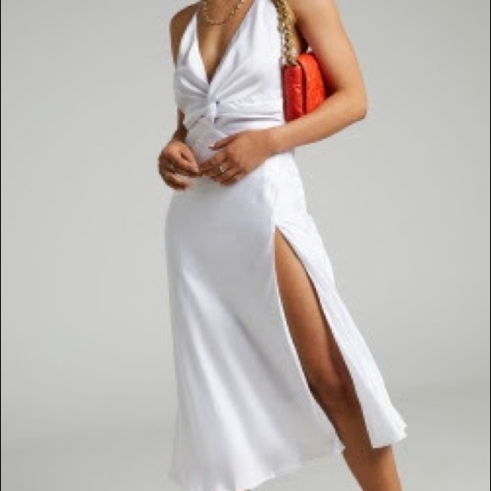 MIDI white dress- perfect for graduations or bridal events